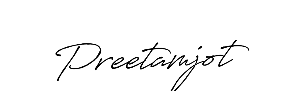 Also we have Preetamjot name is the best signature style. Create professional handwritten signature collection using Antro_Vectra_Bolder autograph style. Preetamjot signature style 7 images and pictures png