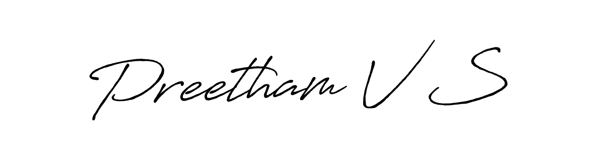 You should practise on your own different ways (Antro_Vectra_Bolder) to write your name (Preetham V S) in signature. don't let someone else do it for you. Preetham V S signature style 7 images and pictures png