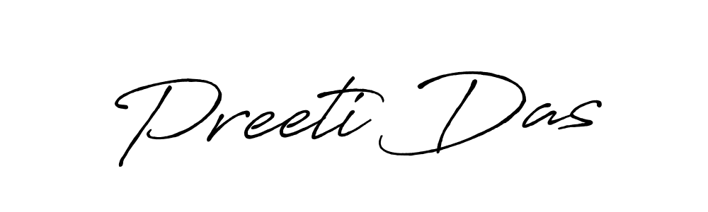 Use a signature maker to create a handwritten signature online. With this signature software, you can design (Antro_Vectra_Bolder) your own signature for name Preeti Das. Preeti Das signature style 7 images and pictures png