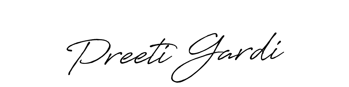 You can use this online signature creator to create a handwritten signature for the name Preeti Gardi. This is the best online autograph maker. Preeti Gardi signature style 7 images and pictures png