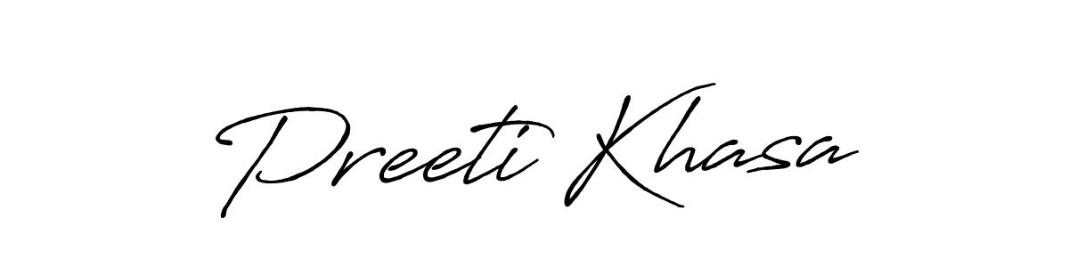 Make a short Preeti Khasa signature style. Manage your documents anywhere anytime using Antro_Vectra_Bolder. Create and add eSignatures, submit forms, share and send files easily. Preeti Khasa signature style 7 images and pictures png