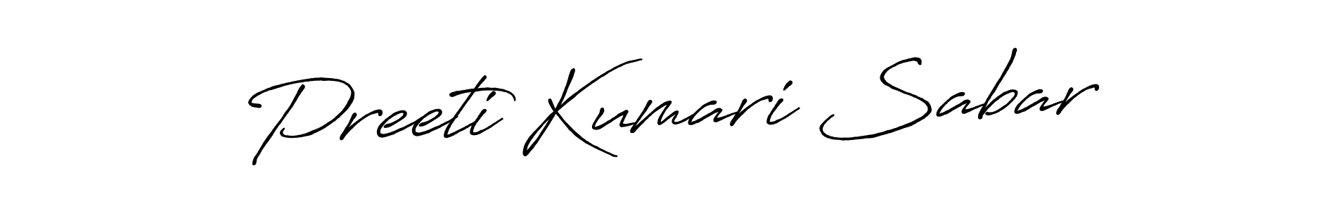 Design your own signature with our free online signature maker. With this signature software, you can create a handwritten (Antro_Vectra_Bolder) signature for name Preeti Kumari Sabar. Preeti Kumari Sabar signature style 7 images and pictures png
