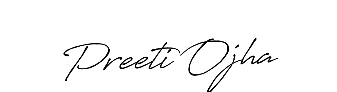 Make a beautiful signature design for name Preeti Ojha. Use this online signature maker to create a handwritten signature for free. Preeti Ojha signature style 7 images and pictures png