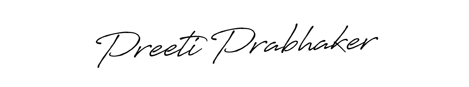 Antro_Vectra_Bolder is a professional signature style that is perfect for those who want to add a touch of class to their signature. It is also a great choice for those who want to make their signature more unique. Get Preeti Prabhaker name to fancy signature for free. Preeti Prabhaker signature style 7 images and pictures png