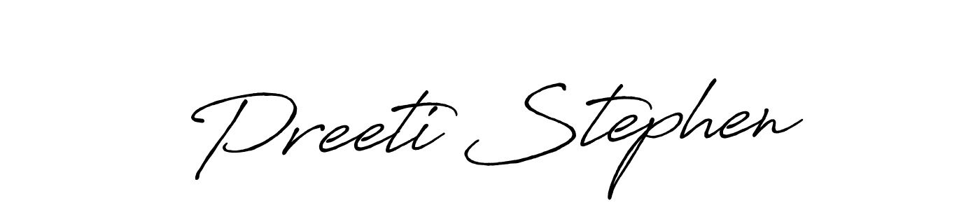 Here are the top 10 professional signature styles for the name Preeti Stephen. These are the best autograph styles you can use for your name. Preeti Stephen signature style 7 images and pictures png