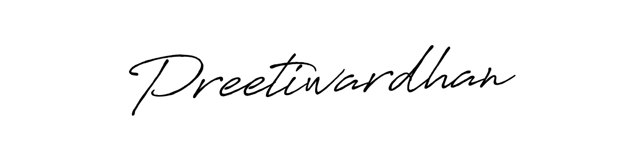 Use a signature maker to create a handwritten signature online. With this signature software, you can design (Antro_Vectra_Bolder) your own signature for name Preetiwardhan. Preetiwardhan signature style 7 images and pictures png