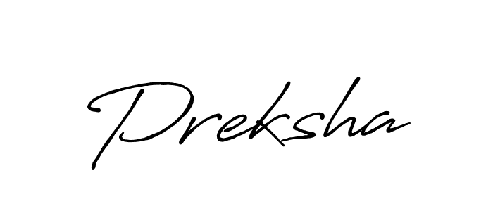 It looks lik you need a new signature style for name Preksha. Design unique handwritten (Antro_Vectra_Bolder) signature with our free signature maker in just a few clicks. Preksha signature style 7 images and pictures png