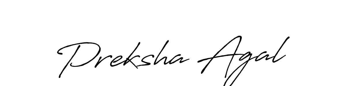 Once you've used our free online signature maker to create your best signature Antro_Vectra_Bolder style, it's time to enjoy all of the benefits that Preksha Agal name signing documents. Preksha Agal signature style 7 images and pictures png