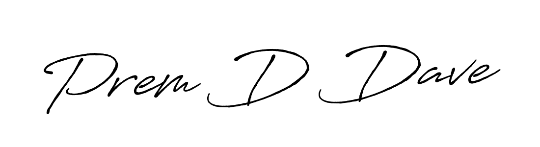 Make a beautiful signature design for name Prem D Dave. Use this online signature maker to create a handwritten signature for free. Prem D Dave signature style 7 images and pictures png