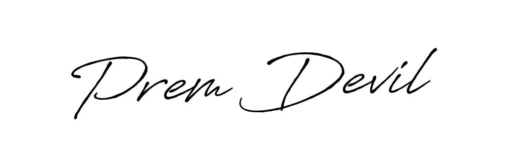 How to make Prem Devil signature? Antro_Vectra_Bolder is a professional autograph style. Create handwritten signature for Prem Devil name. Prem Devil signature style 7 images and pictures png