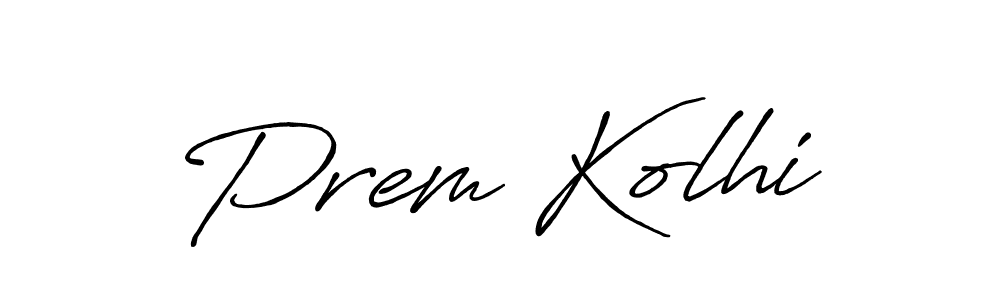 How to Draw Prem Kolhi signature style? Antro_Vectra_Bolder is a latest design signature styles for name Prem Kolhi. Prem Kolhi signature style 7 images and pictures png