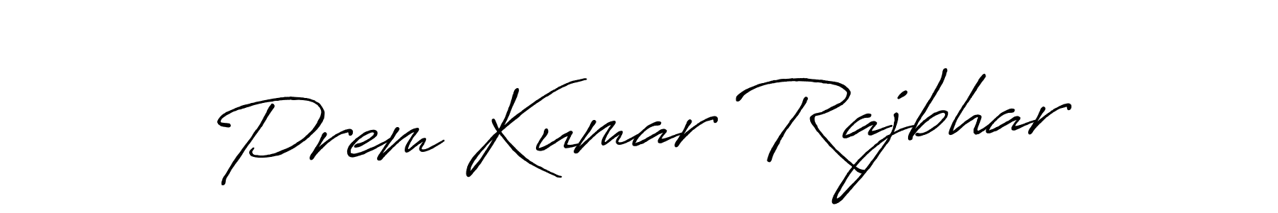 How to make Prem Kumar Rajbhar signature? Antro_Vectra_Bolder is a professional autograph style. Create handwritten signature for Prem Kumar Rajbhar name. Prem Kumar Rajbhar signature style 7 images and pictures png