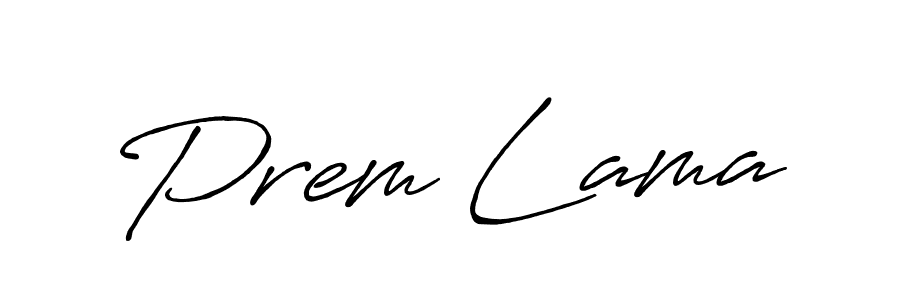 Use a signature maker to create a handwritten signature online. With this signature software, you can design (Antro_Vectra_Bolder) your own signature for name Prem Lama. Prem Lama signature style 7 images and pictures png