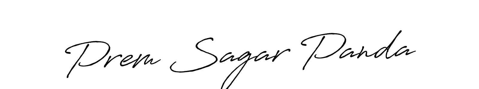 Create a beautiful signature design for name Prem Sagar Panda. With this signature (Antro_Vectra_Bolder) fonts, you can make a handwritten signature for free. Prem Sagar Panda signature style 7 images and pictures png