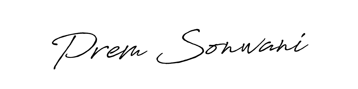 It looks lik you need a new signature style for name Prem Sonwani. Design unique handwritten (Antro_Vectra_Bolder) signature with our free signature maker in just a few clicks. Prem Sonwani signature style 7 images and pictures png