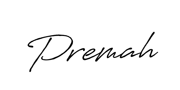 How to make Premah name signature. Use Antro_Vectra_Bolder style for creating short signs online. This is the latest handwritten sign. Premah signature style 7 images and pictures png