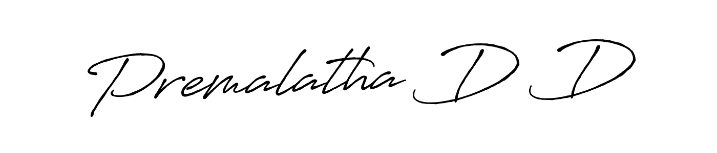 Make a short Premalatha D D signature style. Manage your documents anywhere anytime using Antro_Vectra_Bolder. Create and add eSignatures, submit forms, share and send files easily. Premalatha D D signature style 7 images and pictures png