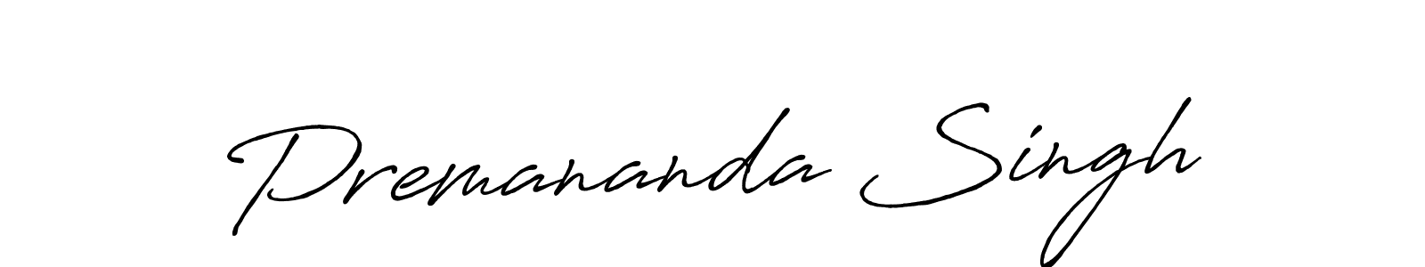 Premananda Singh stylish signature style. Best Handwritten Sign (Antro_Vectra_Bolder) for my name. Handwritten Signature Collection Ideas for my name Premananda Singh. Premananda Singh signature style 7 images and pictures png