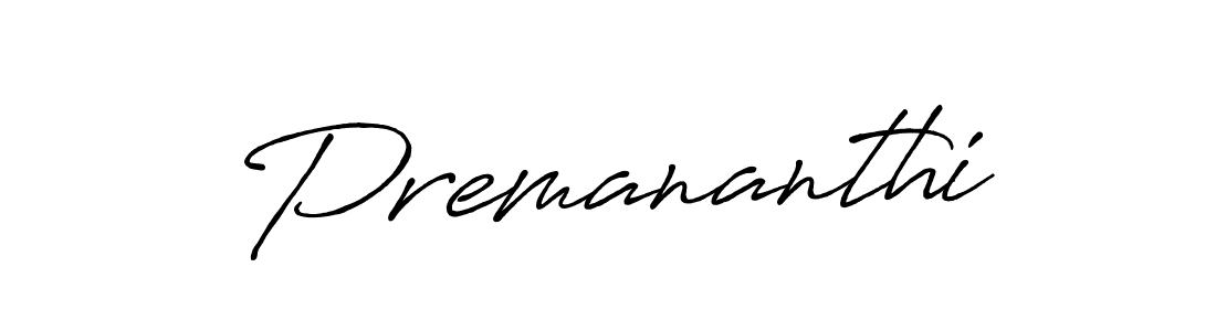How to make Premananthi signature? Antro_Vectra_Bolder is a professional autograph style. Create handwritten signature for Premananthi name. Premananthi signature style 7 images and pictures png