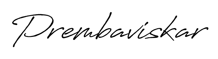 How to make Prembaviskar signature? Antro_Vectra_Bolder is a professional autograph style. Create handwritten signature for Prembaviskar name. Prembaviskar signature style 7 images and pictures png