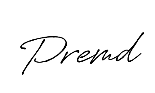 Premd stylish signature style. Best Handwritten Sign (Antro_Vectra_Bolder) for my name. Handwritten Signature Collection Ideas for my name Premd. Premd signature style 7 images and pictures png