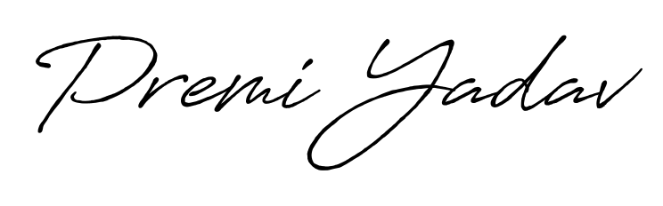 A timeless handwritten aesthetic for Premi Yadav. The Antro_Vectra_Bolder font gives your signature a handcrafted feel with natural curves. Premi Yadav signature style 7 images and pictures png