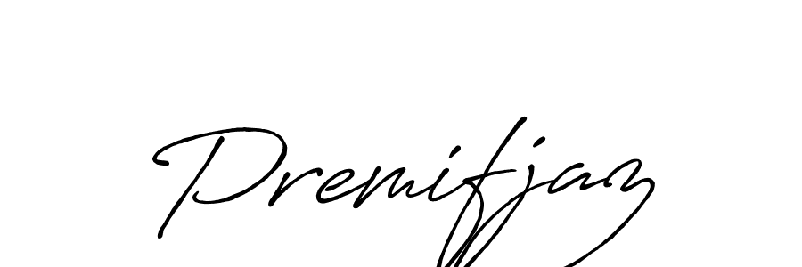 Create a beautiful signature design for name Premifjaz. With this signature (Antro_Vectra_Bolder) fonts, you can make a handwritten signature for free. Premifjaz signature style 7 images and pictures png