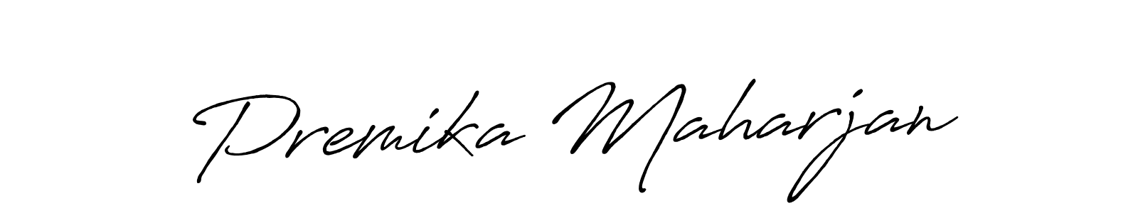 The best way (Antro_Vectra_Bolder) to make a short signature is to pick only two or three words in your name. The name Premika Maharjan include a total of six letters. For converting this name. Premika Maharjan signature style 7 images and pictures png