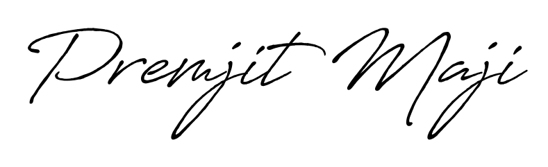 Download transparent PNG signature for name Premjit Maji styled with Antro_Vectra_Bolder font. Ready to paste directly into PDF and Word agreements. Premjit Maji signature style 7 images and pictures png