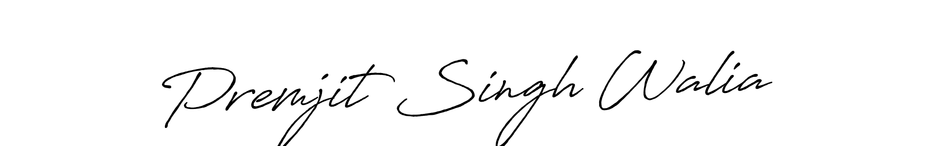 Premjit Singh Walia stylish signature style. Best Handwritten Sign (Antro_Vectra_Bolder) for my name. Handwritten Signature Collection Ideas for my name Premjit Singh Walia. Premjit Singh Walia signature style 7 images and pictures png