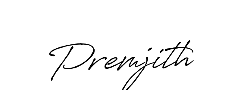 Premjith stylish signature style. Best Handwritten Sign (Antro_Vectra_Bolder) for my name. Handwritten Signature Collection Ideas for my name Premjith. Premjith signature style 7 images and pictures png