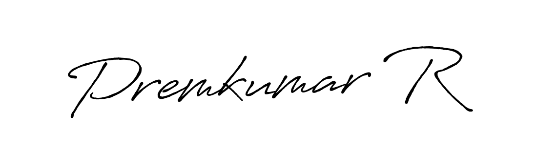 Design your own signature with our free online signature maker. With this signature software, you can create a handwritten (Antro_Vectra_Bolder) signature for name Premkumar R. Premkumar R signature style 7 images and pictures png
