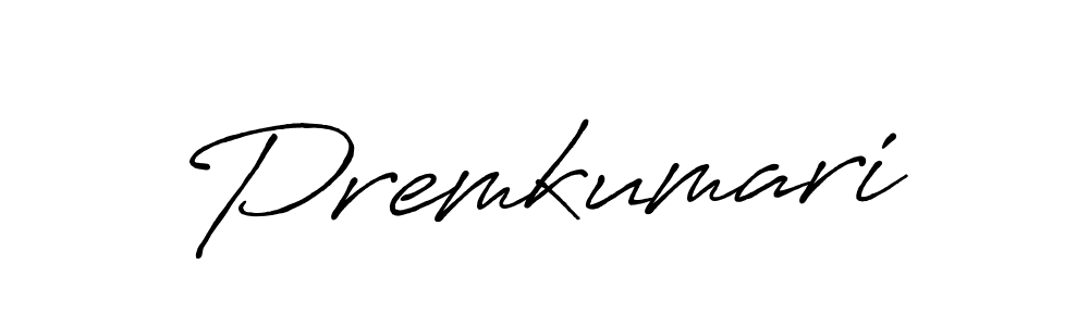 Design your own signature with our free online signature maker. With this signature software, you can create a handwritten (Antro_Vectra_Bolder) signature for name Premkumari. Premkumari signature style 7 images and pictures png