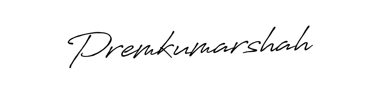 How to make Premkumarshah name signature. Use Antro_Vectra_Bolder style for creating short signs online. This is the latest handwritten sign. Premkumarshah signature style 7 images and pictures png
