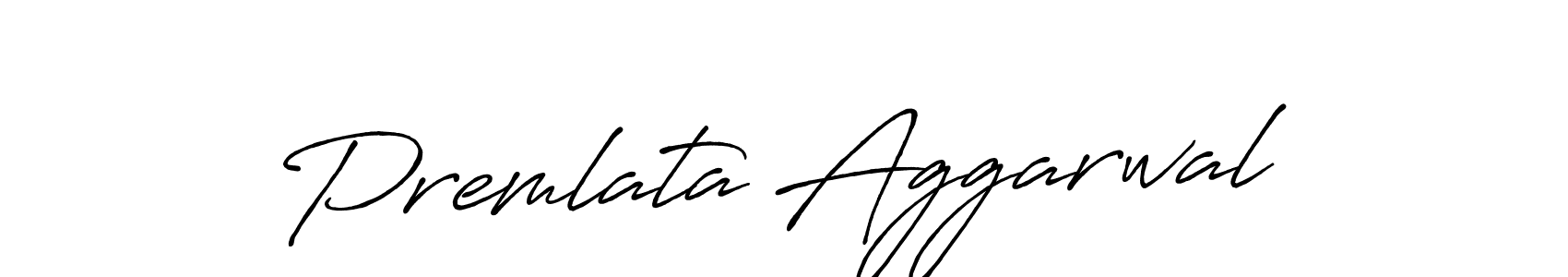 Design your own signature with our free online signature maker. With this signature software, you can create a handwritten (Antro_Vectra_Bolder) signature for name Premlata Aggarwal. Premlata Aggarwal signature style 7 images and pictures png