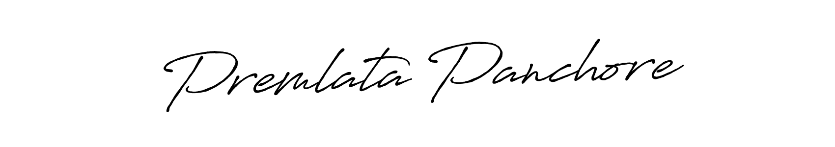 Antro_Vectra_Bolder is a professional signature style that is perfect for those who want to add a touch of class to their signature. It is also a great choice for those who want to make their signature more unique. Get Premlata Panchore name to fancy signature for free. Premlata Panchore signature style 7 images and pictures png