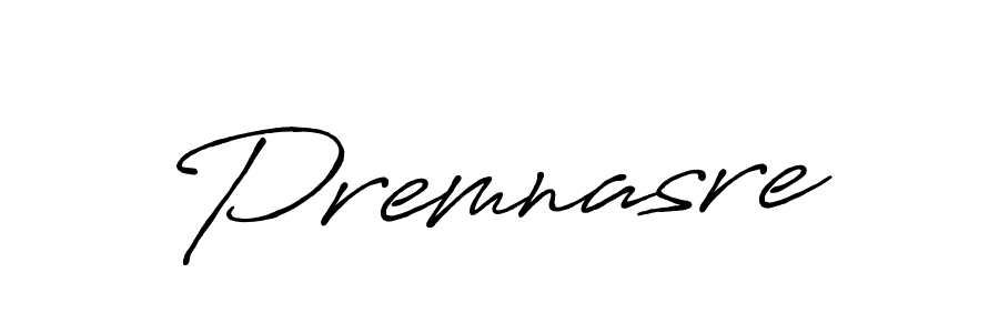 Use a signature maker to create a handwritten signature online. With this signature software, you can design (Antro_Vectra_Bolder) your own signature for name Premnasre. Premnasre signature style 7 images and pictures png