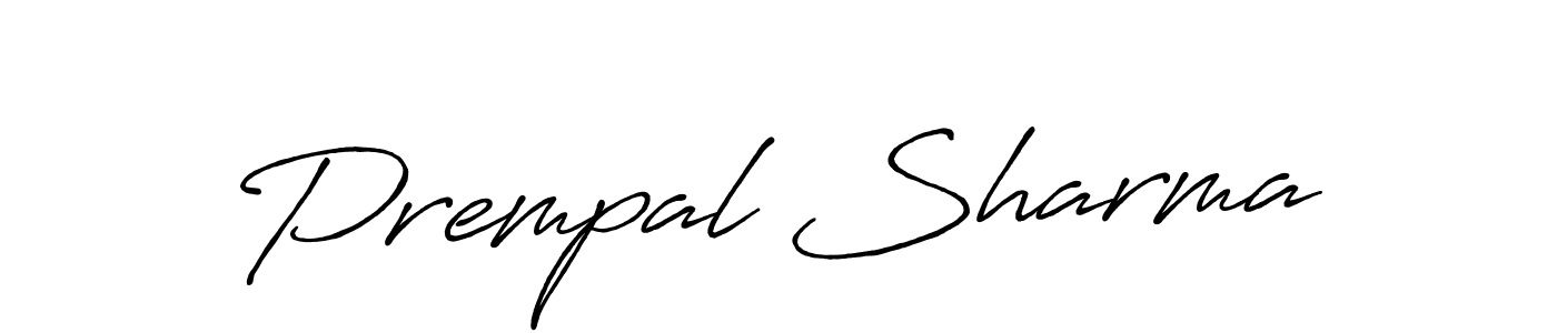 Create a beautiful signature design for name Prempal Sharma. With this signature (Antro_Vectra_Bolder) fonts, you can make a handwritten signature for free. Prempal Sharma signature style 7 images and pictures png