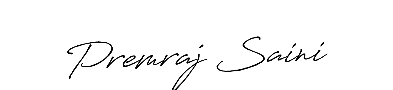 The best way (Antro_Vectra_Bolder) to make a short signature is to pick only two or three words in your name. The name Premraj Saini include a total of six letters. For converting this name. Premraj Saini signature style 7 images and pictures png