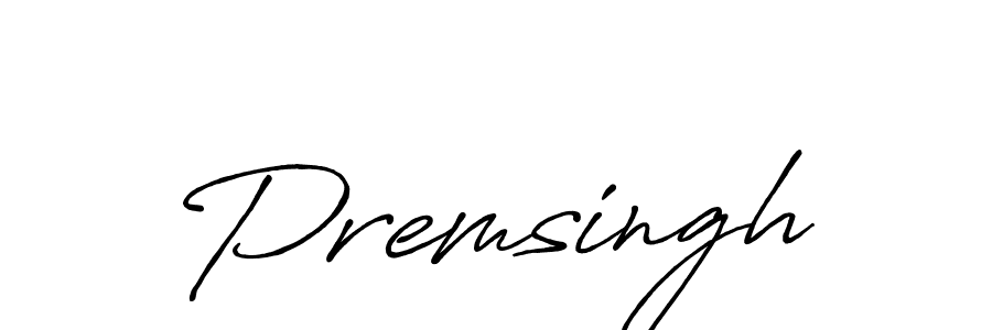 How to make Premsingh name signature. Use Antro_Vectra_Bolder style for creating short signs online. This is the latest handwritten sign. Premsingh signature style 7 images and pictures png