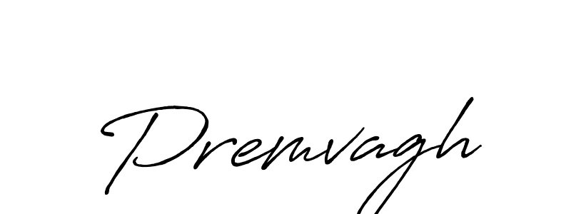 Make a beautiful signature design for name Premvagh. With this signature (Antro_Vectra_Bolder) style, you can create a handwritten signature for free. Premvagh signature style 7 images and pictures png