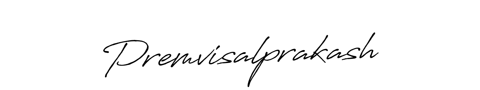 Use a signature maker to create a handwritten signature online. With this signature software, you can design (Antro_Vectra_Bolder) your own signature for name Premvisalprakash. Premvisalprakash signature style 7 images and pictures png