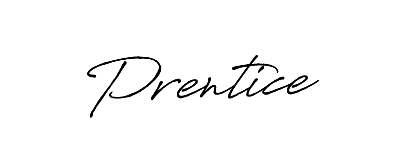 Also we have Prentice name is the best signature style. Create professional handwritten signature collection using Antro_Vectra_Bolder autograph style. Prentice signature style 7 images and pictures png