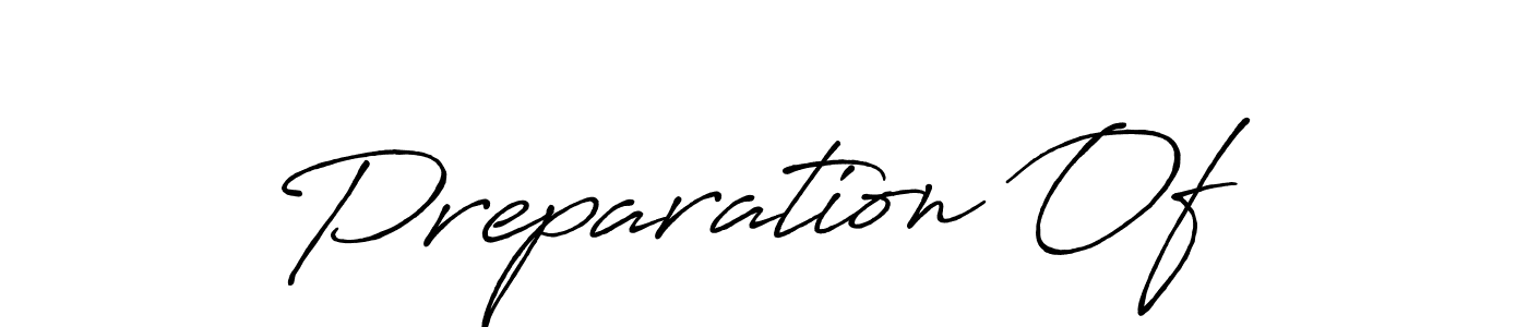 Here are the top 10 professional signature styles for the name Preparation Of. These are the best autograph styles you can use for your name. Preparation Of signature style 7 images and pictures png