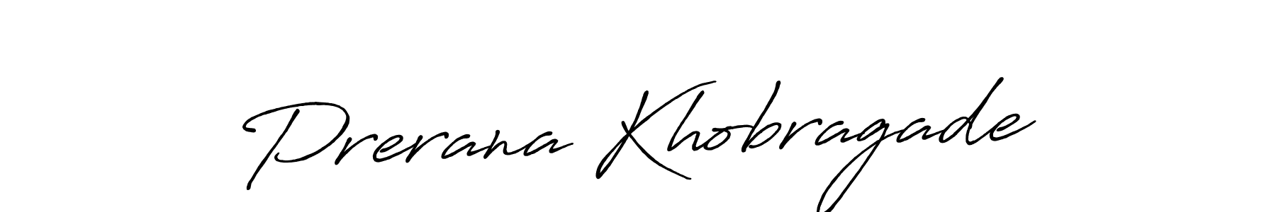 How to make Prerana Khobragade signature? Antro_Vectra_Bolder is a professional autograph style. Create handwritten signature for Prerana Khobragade name. Prerana Khobragade signature style 7 images and pictures png