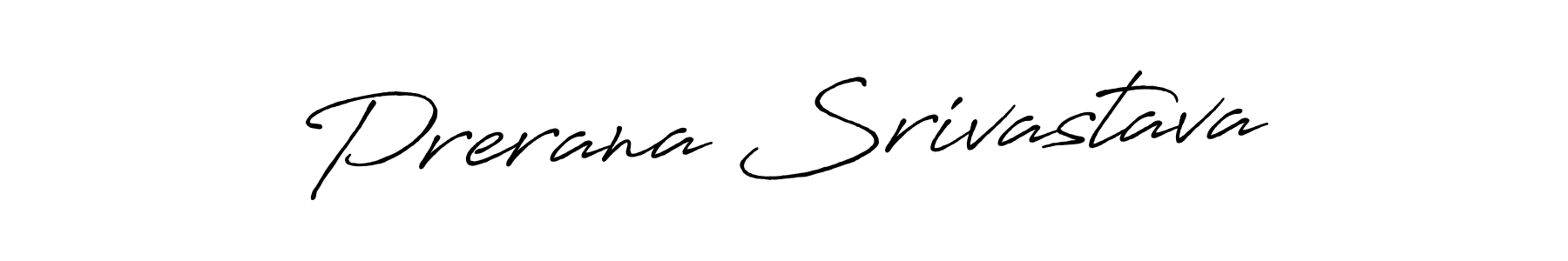 How to make Prerana Srivastava signature? Antro_Vectra_Bolder is a professional autograph style. Create handwritten signature for Prerana Srivastava name. Prerana Srivastava signature style 7 images and pictures png