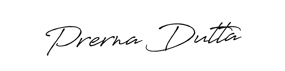 How to Draw Prerna Dutta signature style? Antro_Vectra_Bolder is a latest design signature styles for name Prerna Dutta. Prerna Dutta signature style 7 images and pictures png