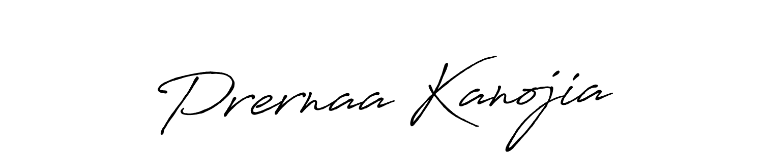 Also we have Prernaa Kanojia name is the best signature style. Create professional handwritten signature collection using Antro_Vectra_Bolder autograph style. Prernaa Kanojia signature style 7 images and pictures png
