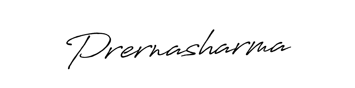 How to make Prernasharma signature? Antro_Vectra_Bolder is a professional autograph style. Create handwritten signature for Prernasharma name. Prernasharma signature style 7 images and pictures png