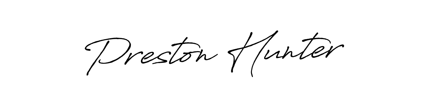 This is the best signature style for the Preston Hunter name. Also you like these signature font (Antro_Vectra_Bolder). Mix name signature. Preston Hunter signature style 7 images and pictures png